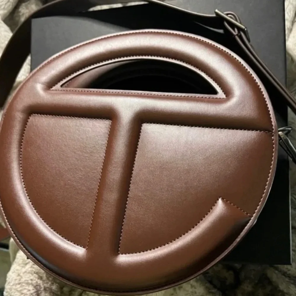 EUC Brown Telfar Circle Bag - Picture 2 of 3